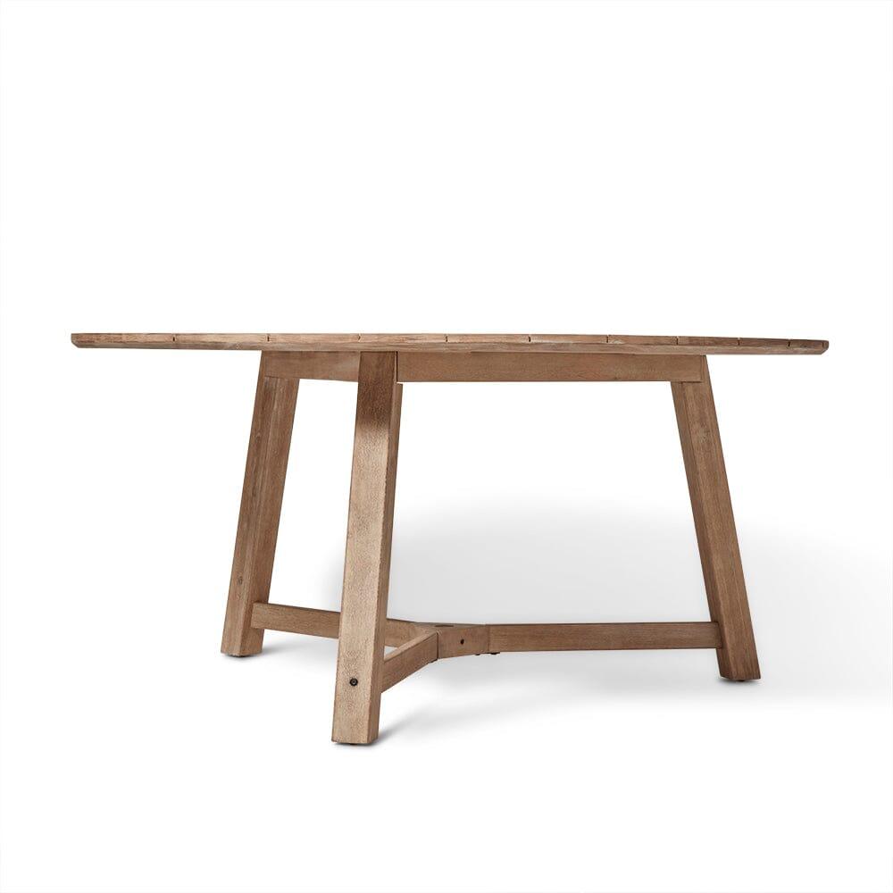 OUTLET - Shiro Wooden Round Garden Dining Table - 160cm