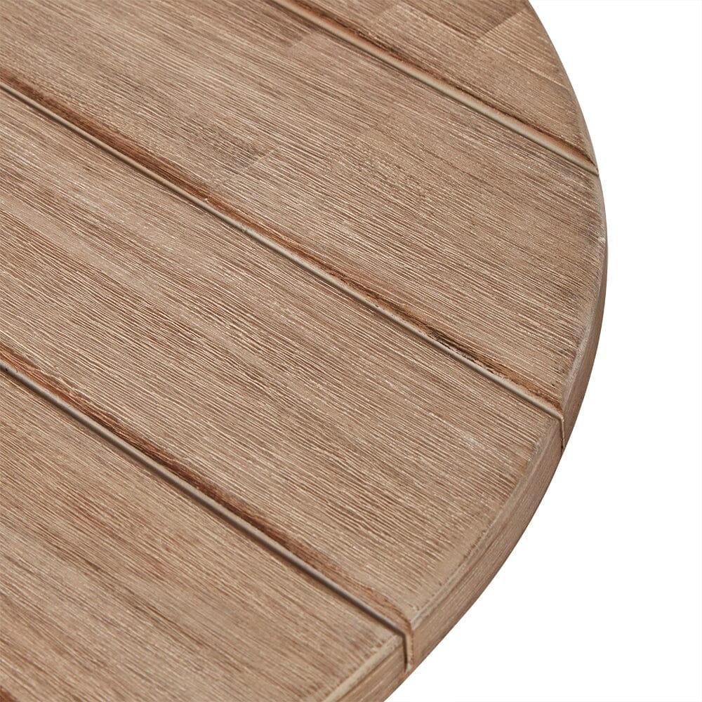 OUTLET - Shiro Wooden Round Garden Dining Table - 160cm