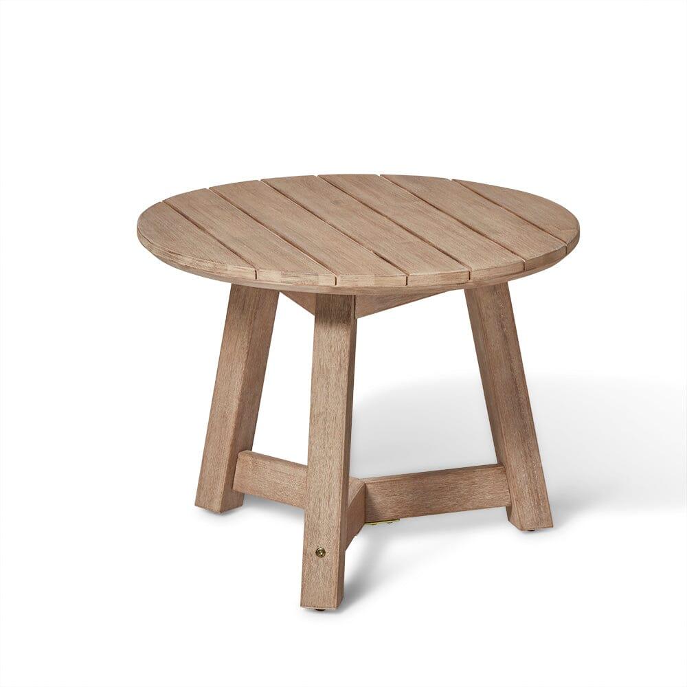 Outlet - Shiro Wooden Round Garden Side Table