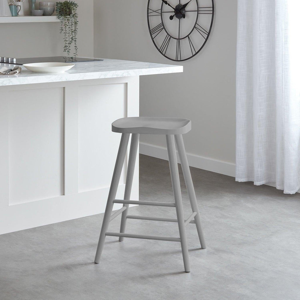 Outlet - Silvester Bar Stool - Grey