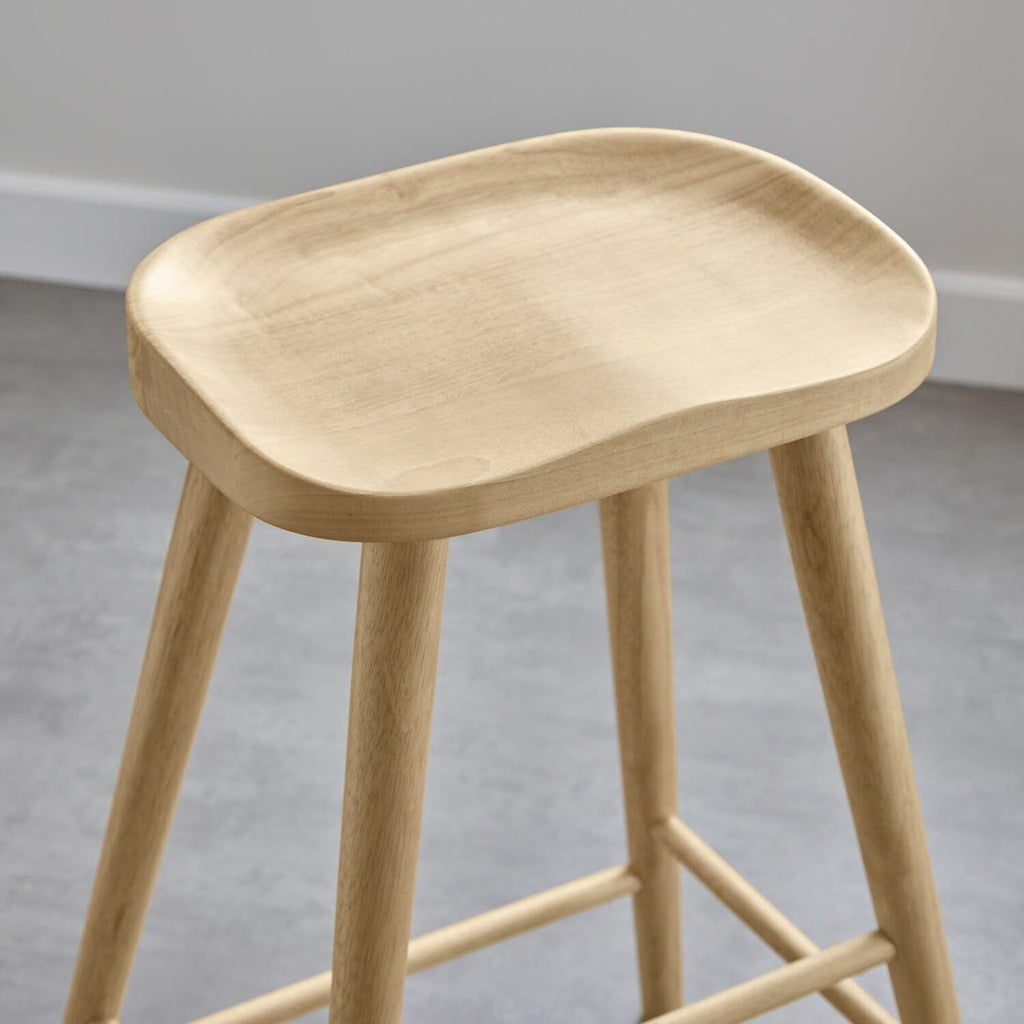 Silvester Pale Oak Bar Stool