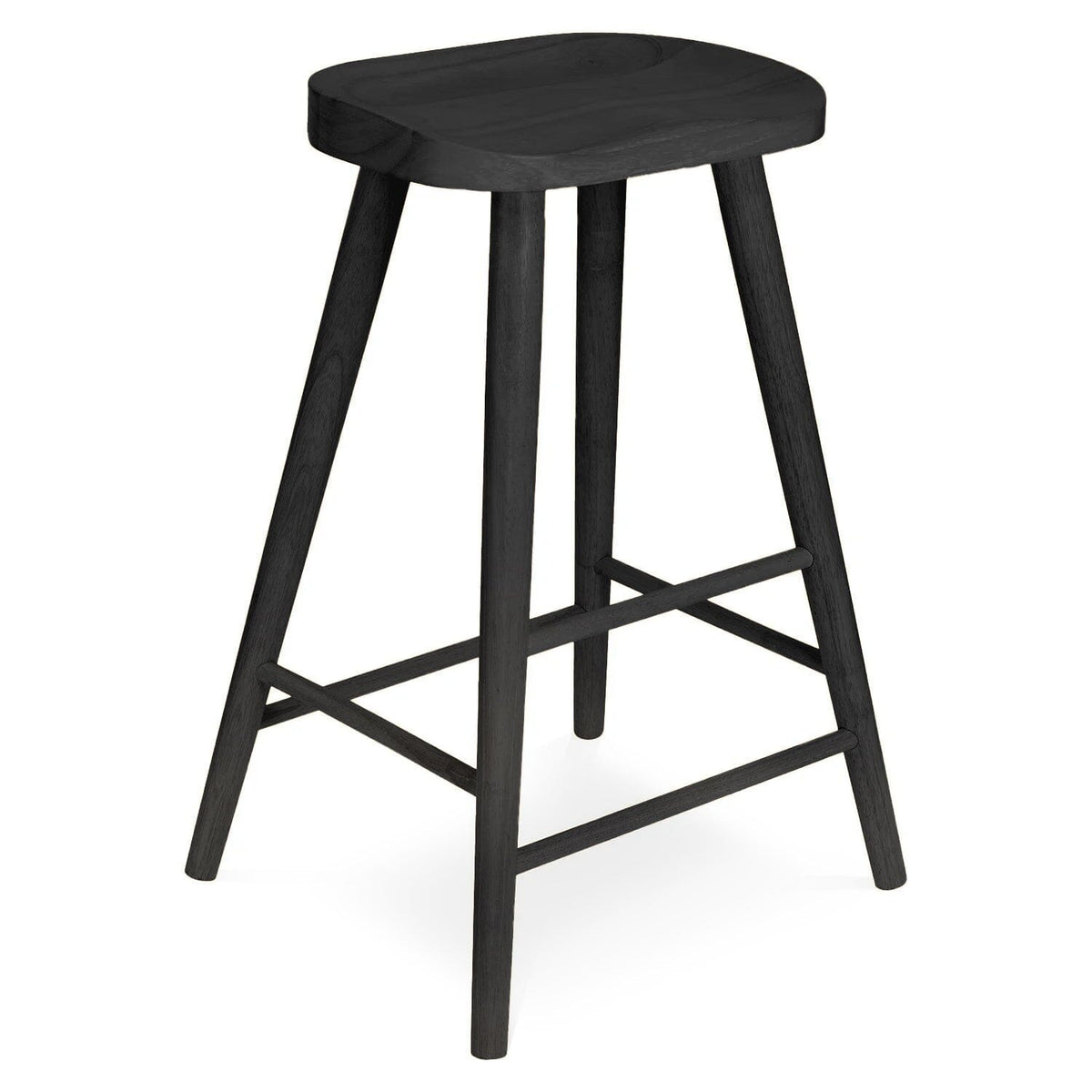 Silvester Black Bar Stool