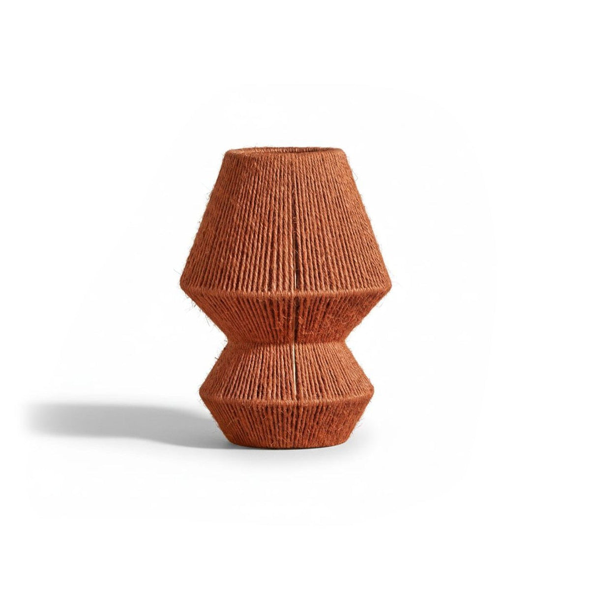 Sirana Small Burnt Orange Jute Table Lamp