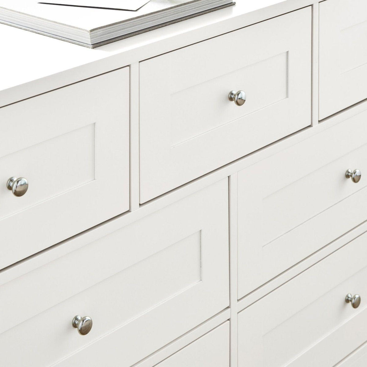 Stevie 7 Drawer Chest of Drawers - White