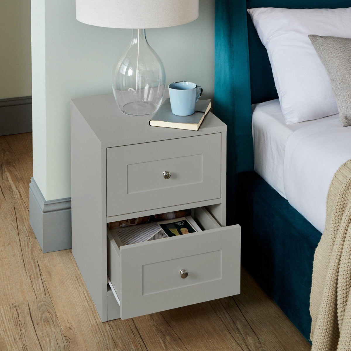 Stevie Bedroom Furniture Set - Grey
