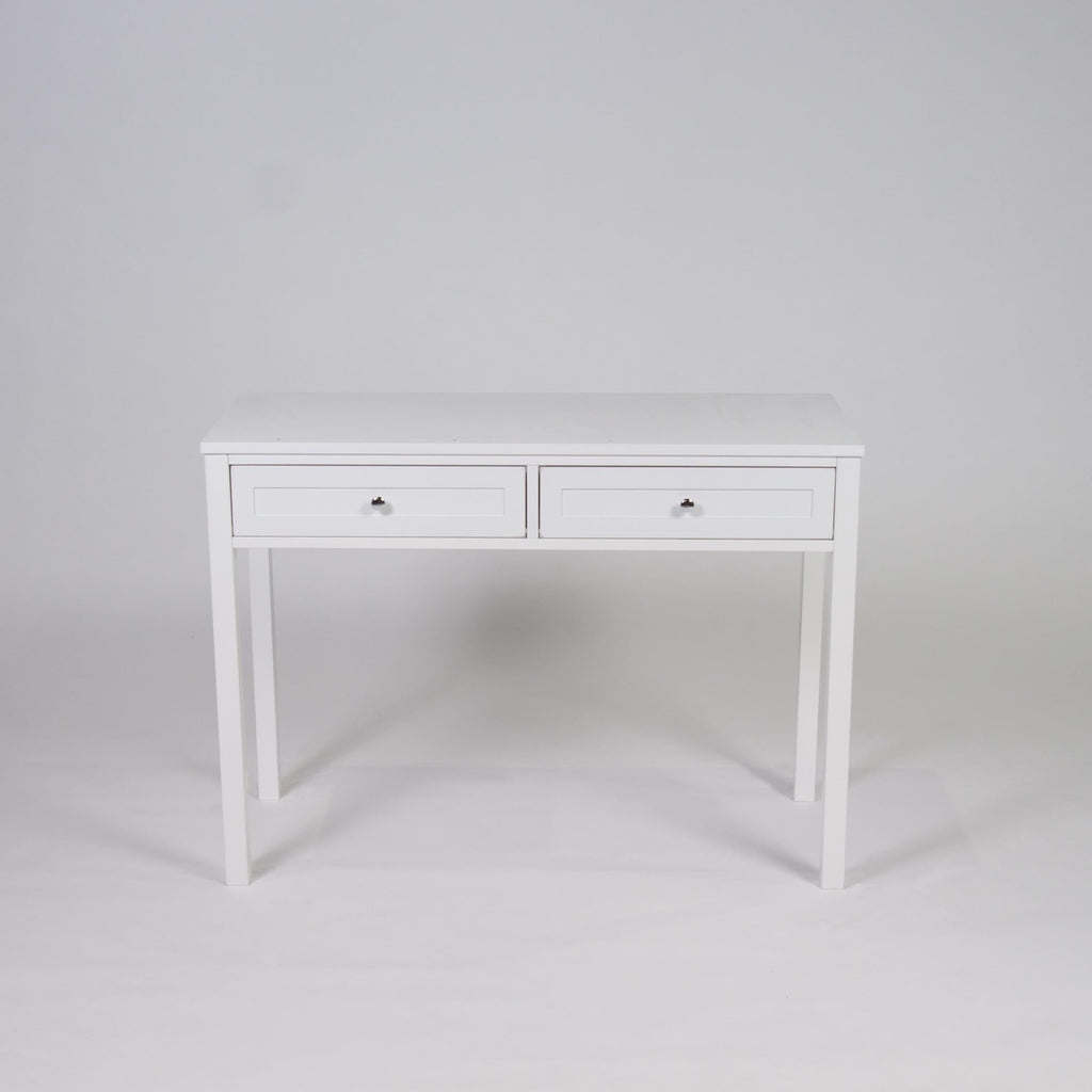 OUTLET - Stevie White Dressing Table with Drawers