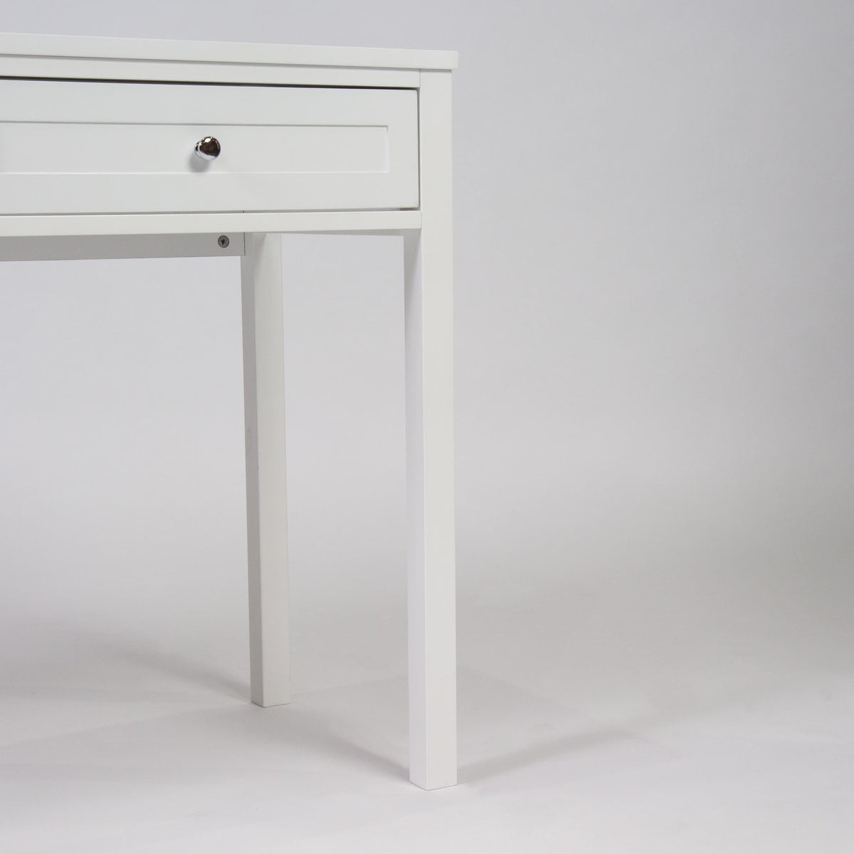 OUTLET - Stevie White Dressing Table with Drawers