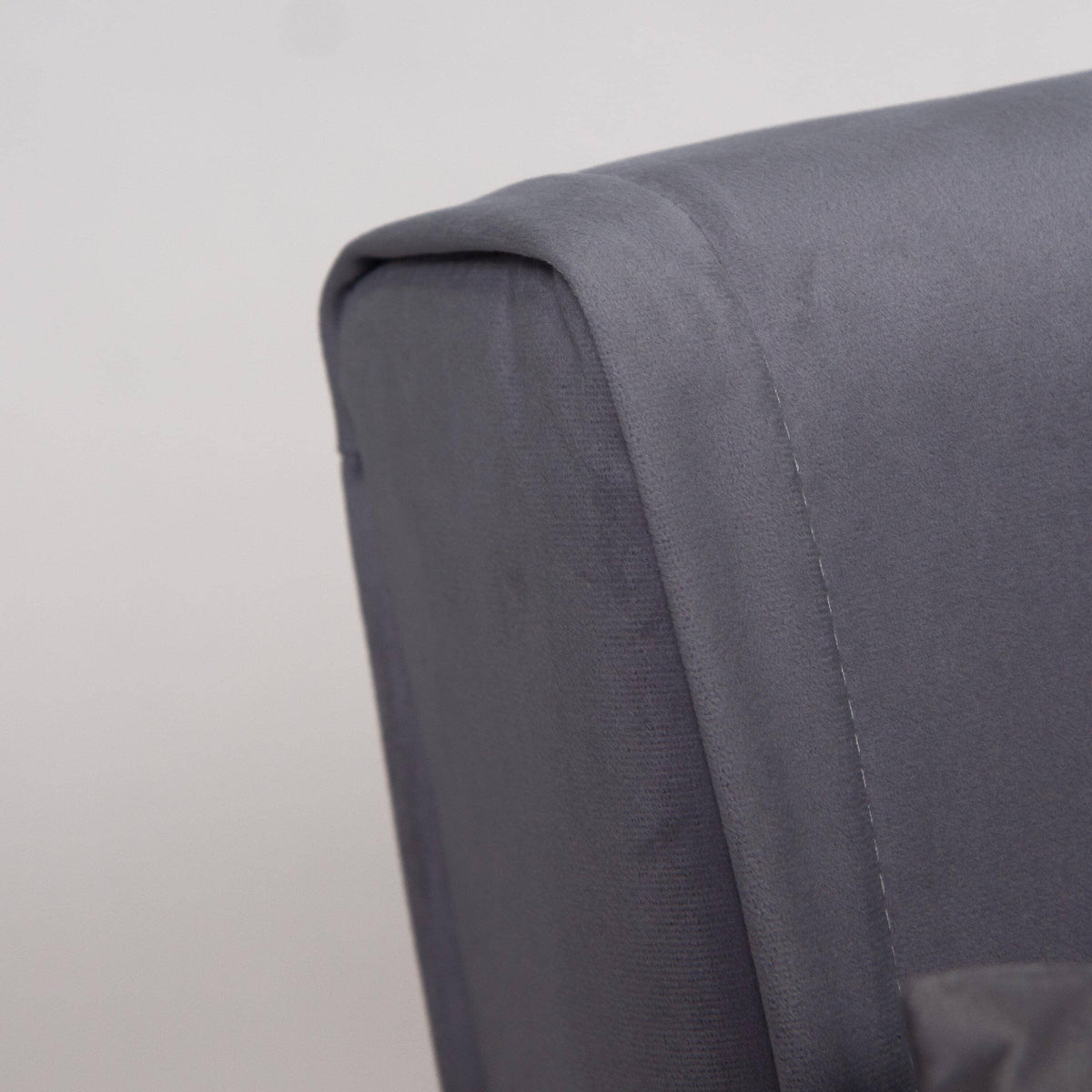 OUTLET - Una 2 Seater Double Sofa Bed - Grey Velvet