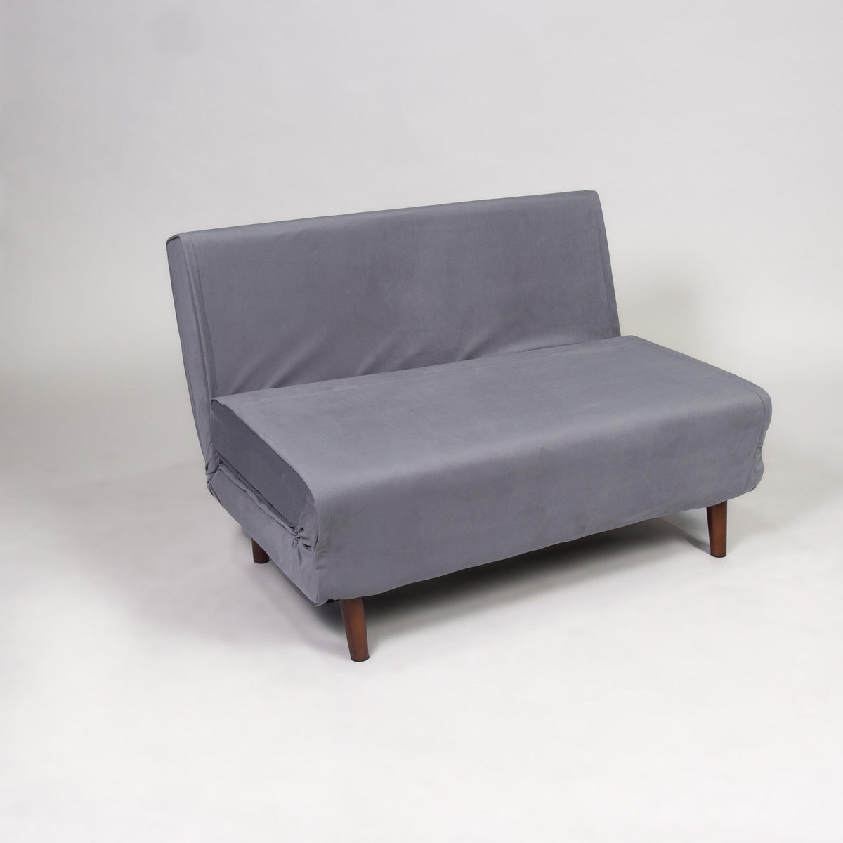 OUTLET - Una 2 Seater Double Sofa Bed - Grey Velvet
