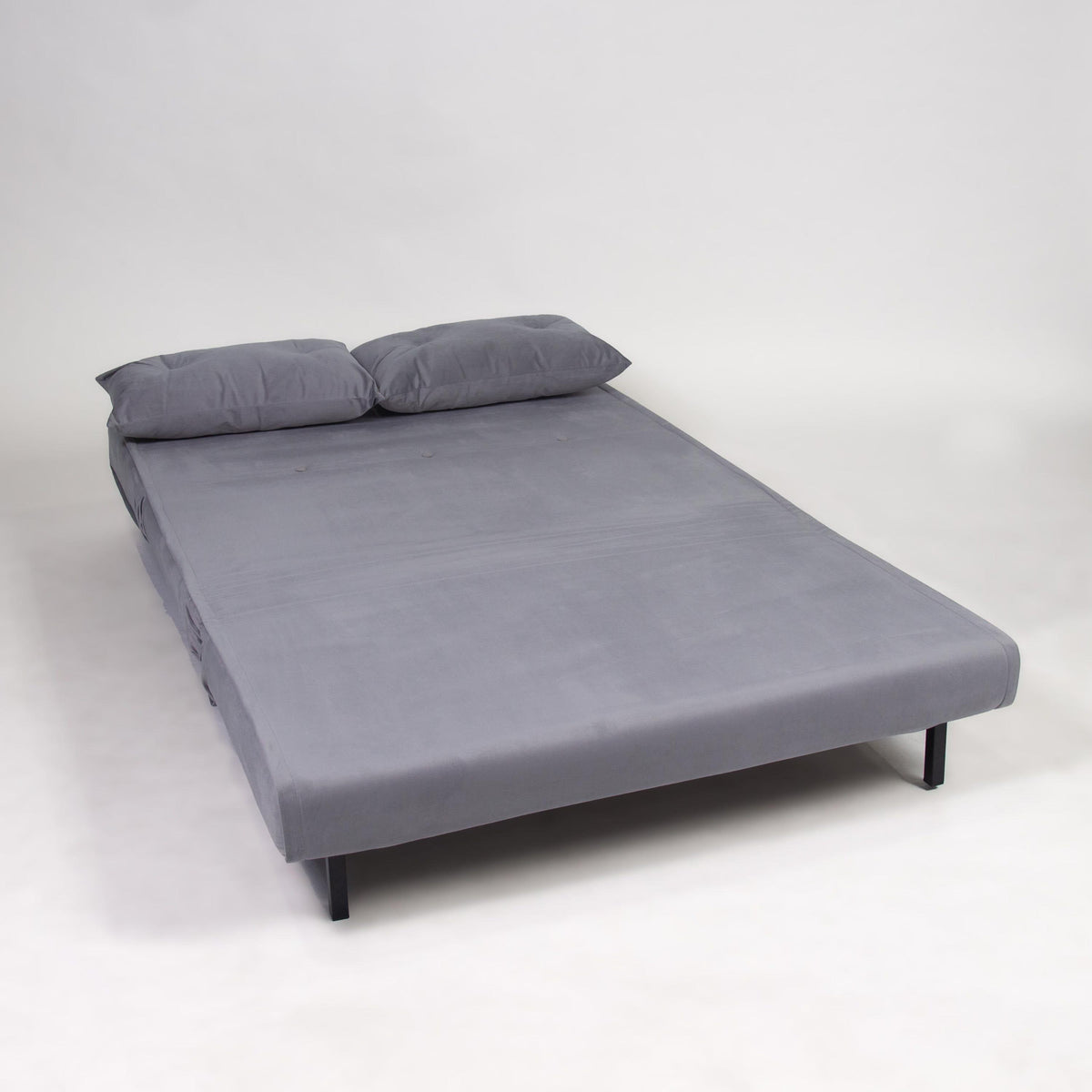 OUTLET - Una 2 Seater Double Sofa Bed - Grey Velvet