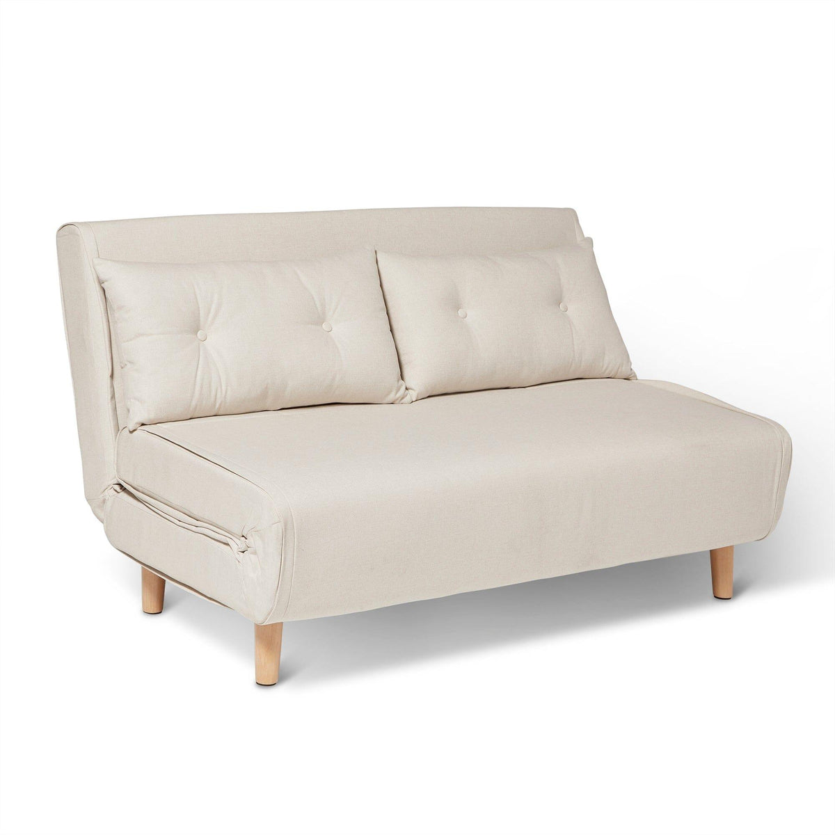 Una 2 Seater Double Sofa Bed - Oatmeal Linen