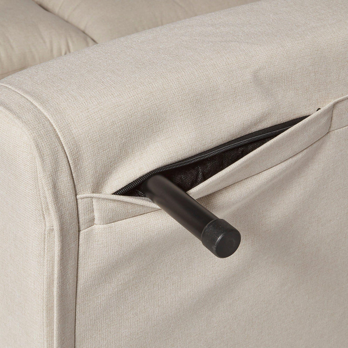 Una 2 Seater Double Sofa Bed - Oatmeal Linen