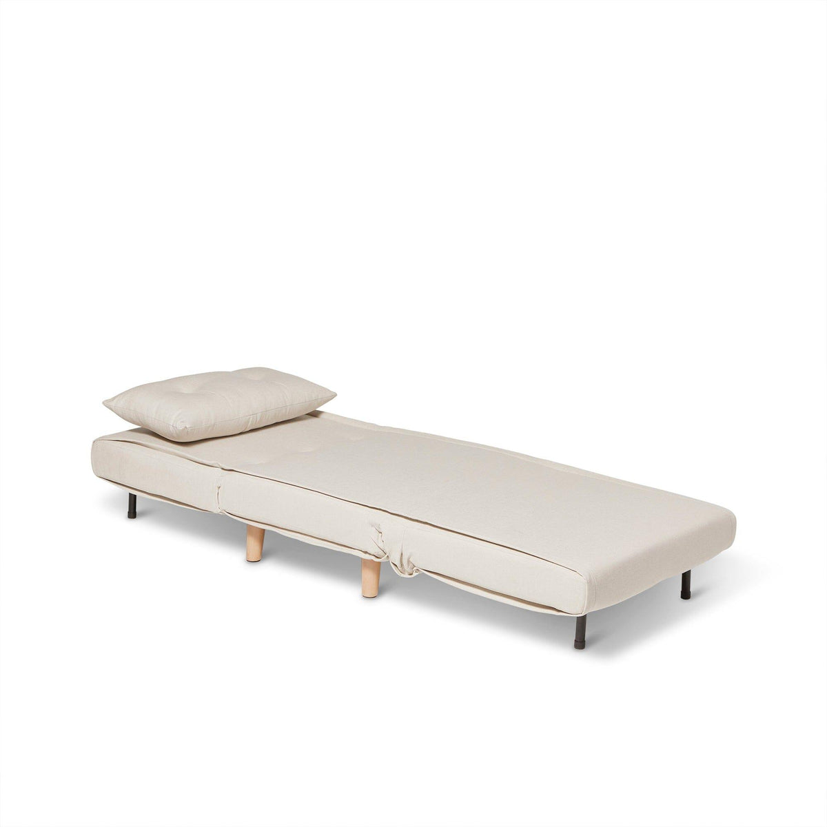 Una Single Sofa Bed - Oatmeal Linen