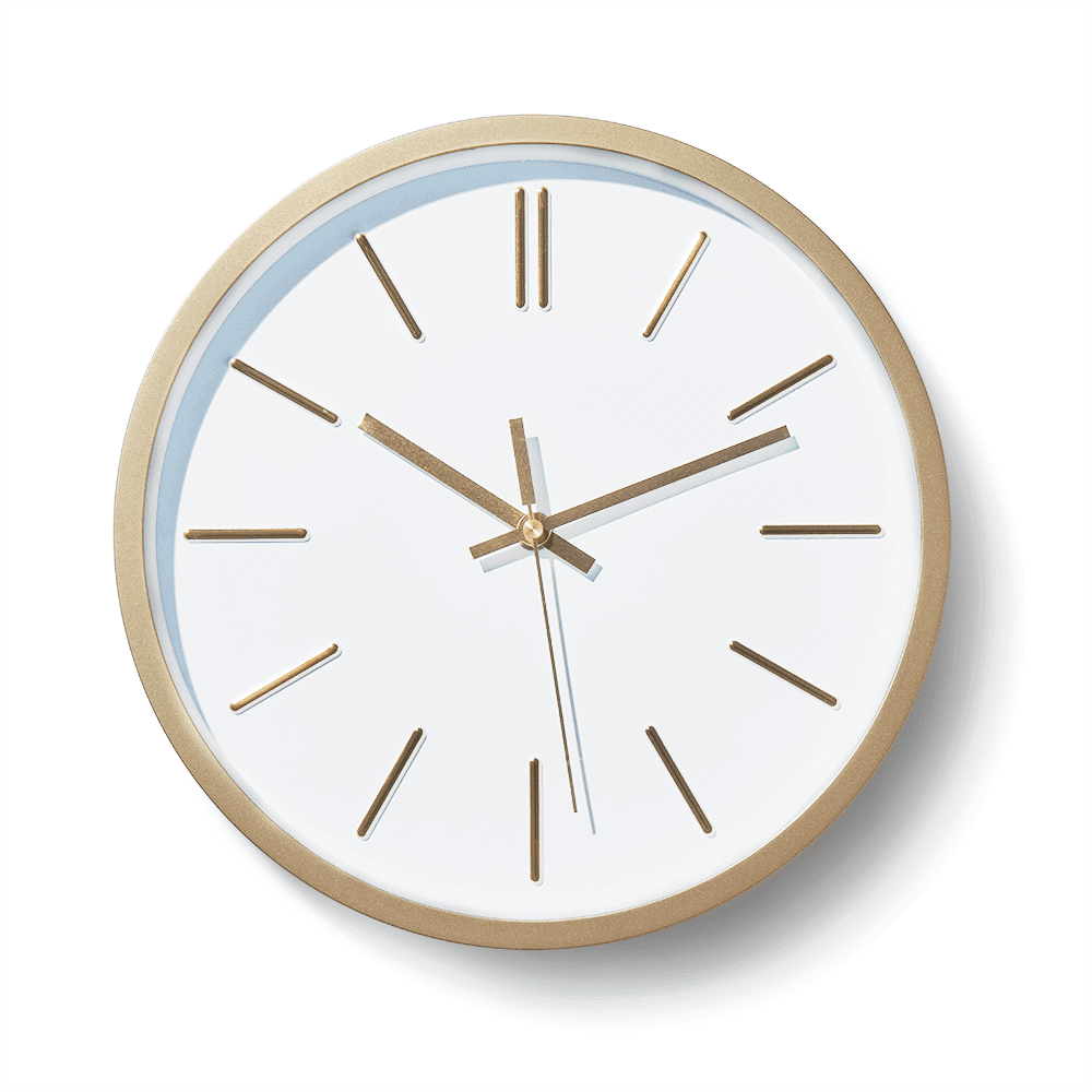 Dalton Small Wall Clock - Gold
