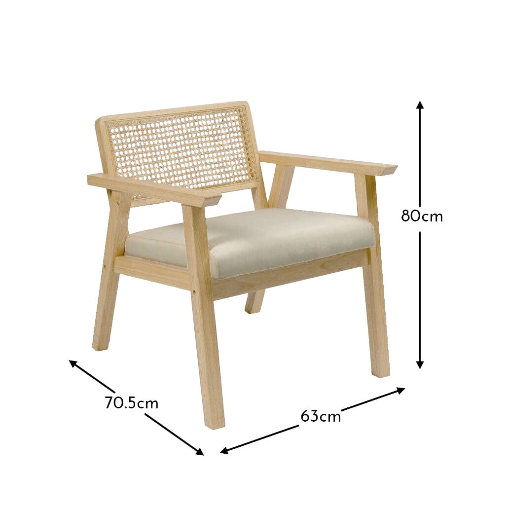 Outlet - Willow Armchair Pale Oak