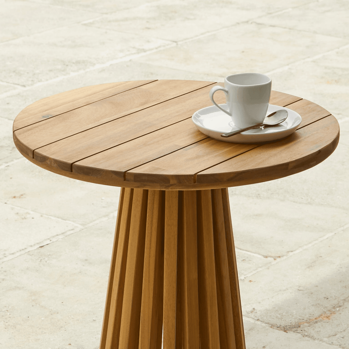 Willow Wooden Garden Side Table - 45cm