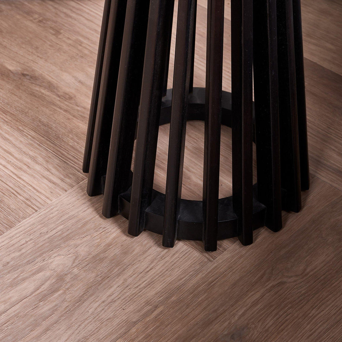 Willow Side Table - Stained Black