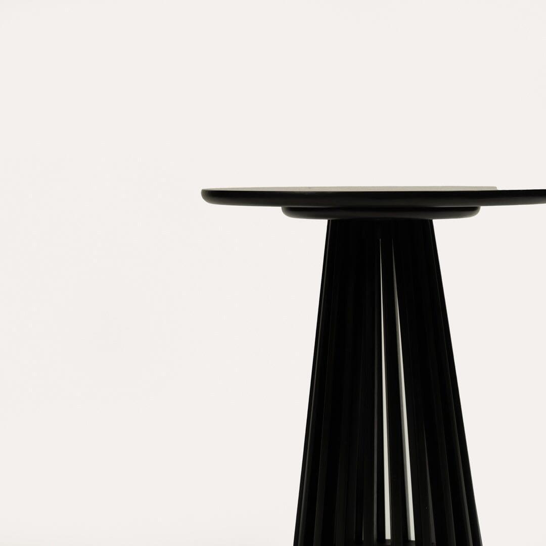 Willow Side Table - Stained Black