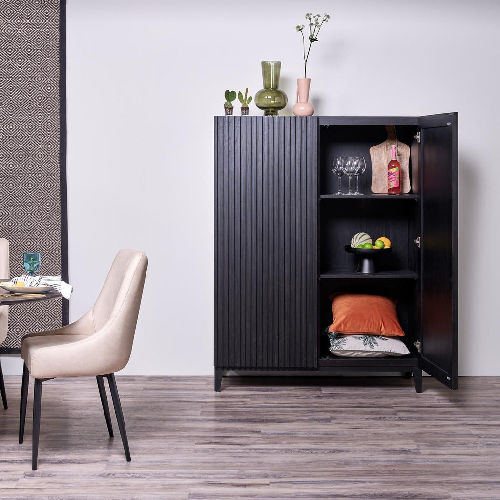 Outlet - Willow Tall Cabinet - Black