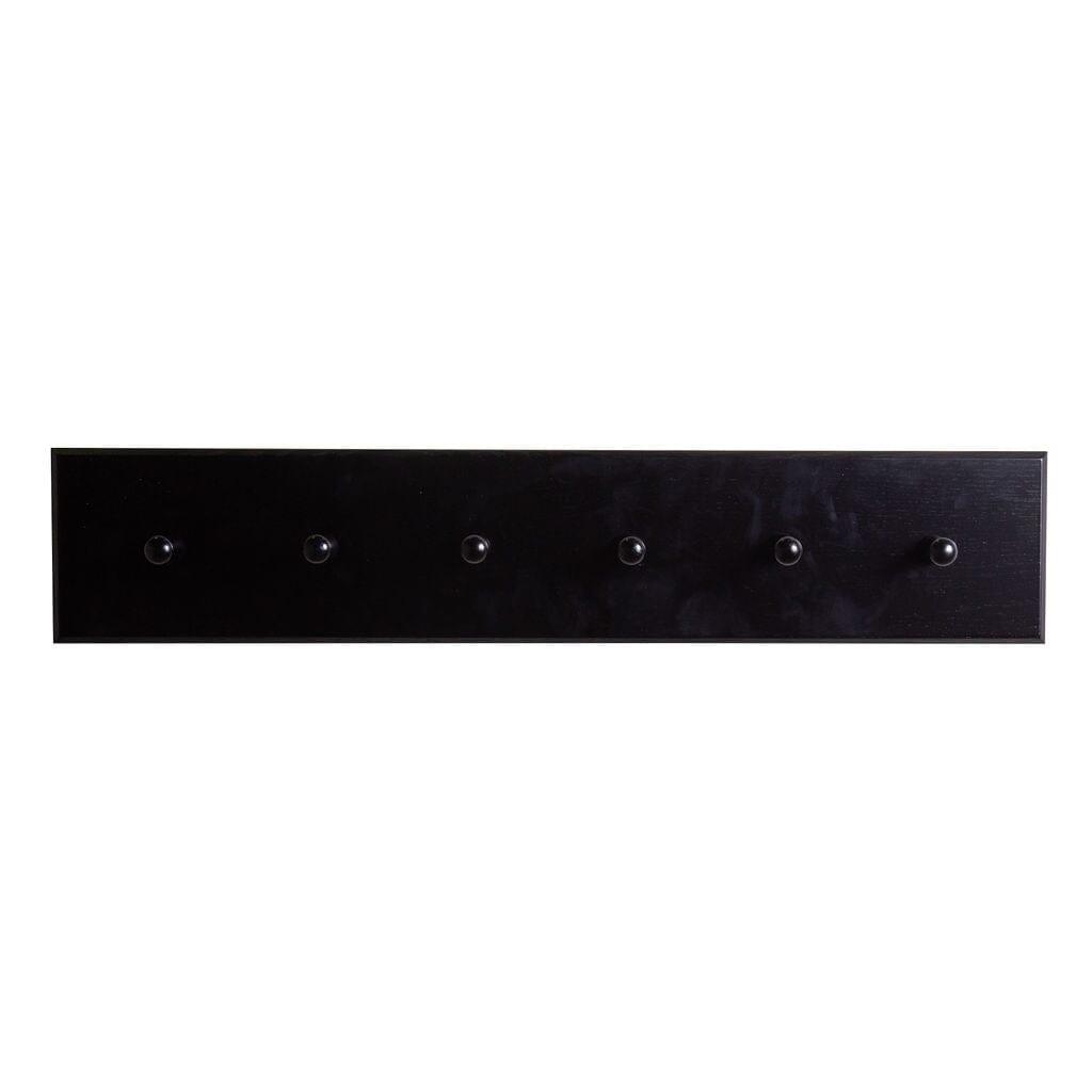 Willow Wooden Coat Rack - Black