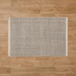 Atcham Black/Natural Pebble Wool with Cotton Rug - 160 x 230cm - Image 4