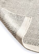 Atcham Black/Natural Pebble Wool with Cotton Rug - 160 x 230cm - Image 3