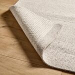 Outlet - Cotham Clay & Natural Striped Wool with Cotton Rug - 200 x 290cm - Image 2