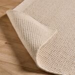 Outlet - Atcham Clay/Natural Pebble Wool with Cotton Rug - 160 x 230cm - Image 2