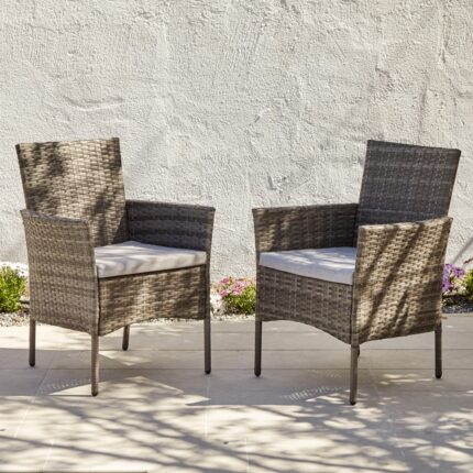 Kemble/Marston Stackable Chair - Grey - Set of 2