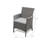 Kemble/Marston Stackable Chair - Grey - Set of 2 - Image 7