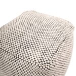 Atcham Wool & Cotton Ottoman Stool - Black/Natural - Image 10