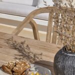 Amelia 6 Seater Wooden Garden Dining Set with 6 Shiro Cushioned Chairs - Image 15