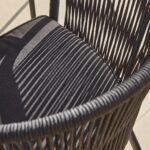 Hali 4 Seater Outdoor Dining Set with Hali Black Chairs - 175cm - Image 10