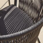 Hali Black Rope Chair with Cushions - Set of 2 - Image 6