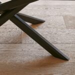 Amelia Black Wood Dining Table - Extendable - Image 5