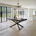 Amelia Black Wood Dining Table - Extendable - Image 10