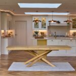 Amelia Pale Oak Wood Dining Table - Extendable - Image 6