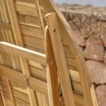 Ashby 4 Seater Wooden Round Garden Dining Set with 4 Cove Rope Chairs   - 130cm - Image 13