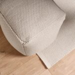 Atcham Wool & Cotton Ottoman Stool - Clay/Natural - Image 5
