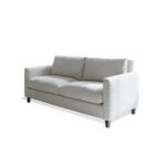 Outlet - Ava 2 Seater Sofa - Light Beige Boucle with Black Oak Legs - Image 8