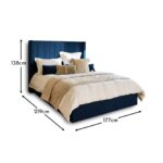 Alice King Ottoman Bed - Ink - Image 12