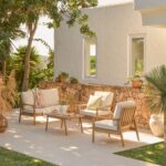 Alora Conversation Set Garden Cushion Covers - Cream
