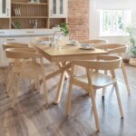 Amelia Pale Oak Wood Dining Table - Extendable - Image 7