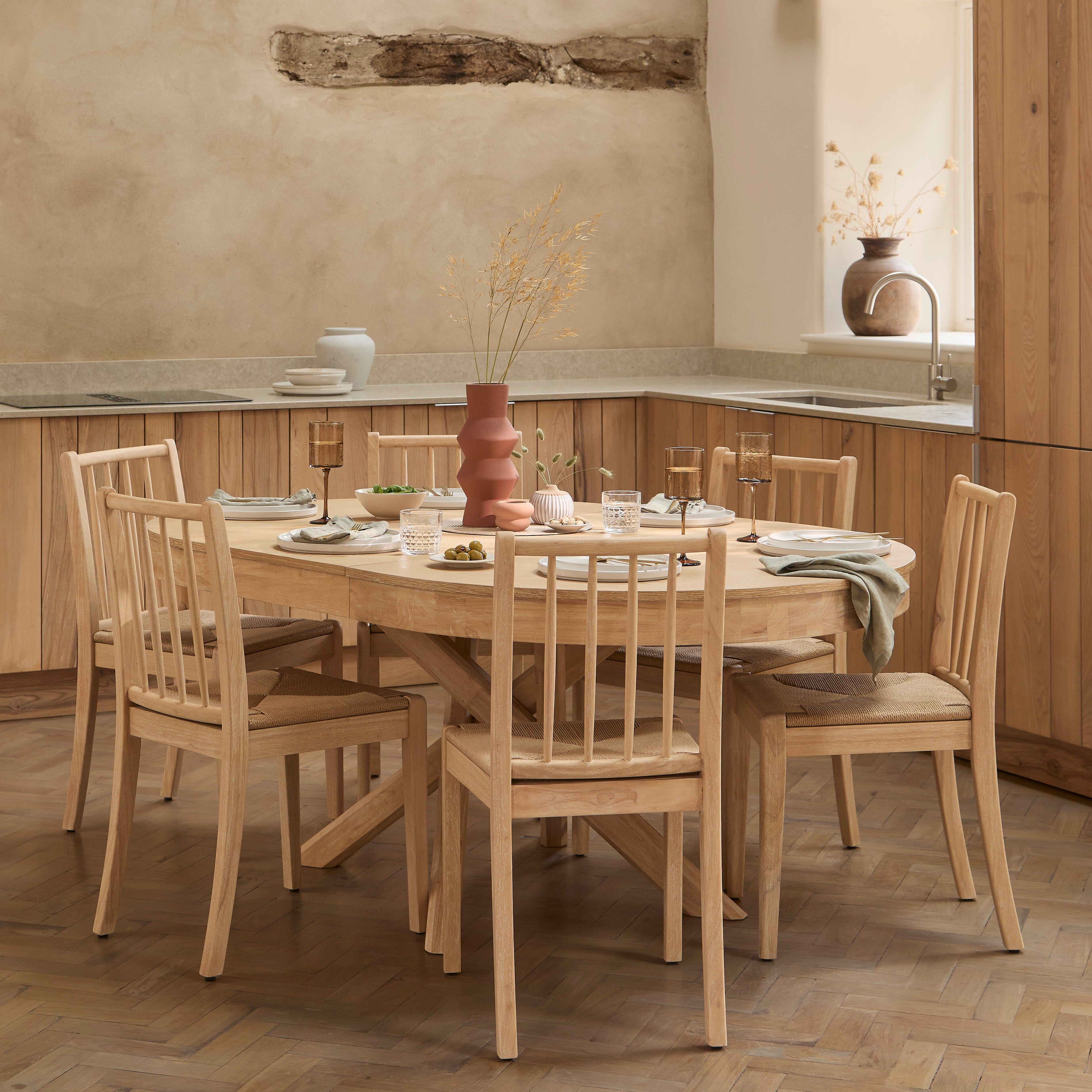Outlet - Tilly Whitewash Dining Chairs - Set of 2 - Image 2