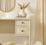 Outlet - Aubrey Driftwood Dressing Table with Drawers - Image 4