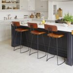 Outlet - Jayden Bar Stool - Set of 2 - Tan Leather - Image 3