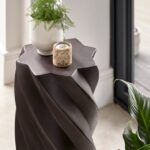 Bianca Black Concrete Side Table - Image 5