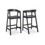 Outlet - Ella Black Oak Bar Stool - Image 5