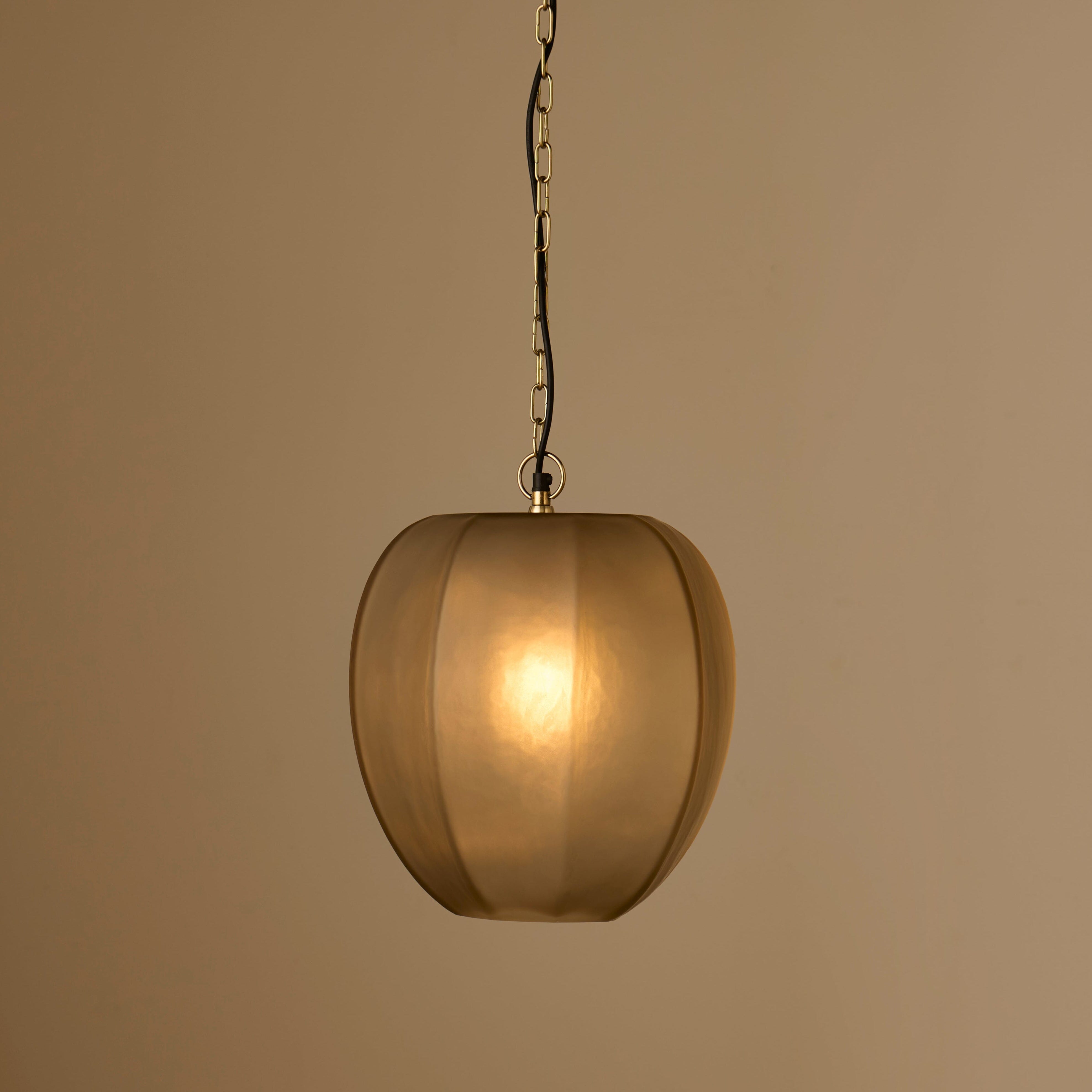 Bray_35cm_Glass_Pendant_Light_Driftwood-2 Bray 35cm Glass Pendant Light - Driftwood - Image 1
