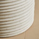 Carlotta Pearl Terrazzo Round Concrete Side Table - Image 4
